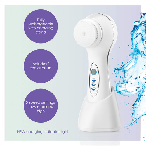 Cepillo Facial Sónico True Glow De Conair - Impermeable +