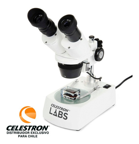 Microscopio Lupa Estereoscópica Celestron Labs S10-60 Color Blanco