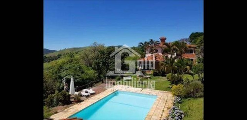 Chácara Com 3000m² Com Casa Sede, Piscina, Completa Em Infraestrutura - Ch0049