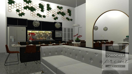 Casa Com 3 Dormitórios À Venda, 156 M² Por R$ 820.000,00 - Condomínio Ibiti Reserva - Sorocaba/sp - Ca0112
