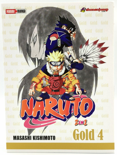 Naruto Gold Edition, De Masashi Kishimoto. Vol. 4, Editorial Panini, Tapa Blanda En Español, 2022