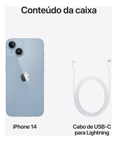 Apple iPhone 14 (128 GB) - Azul - Bom (Recondicionado)