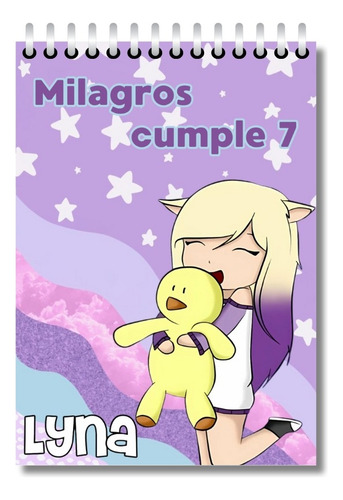 Libretitas Anotadores Souvenir De 10x14 Por 10 Lyna Youtuber