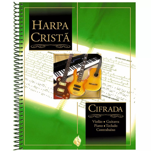 Harpa Cristã Cifrada Cpad Guitarra Violão Teclado Piano