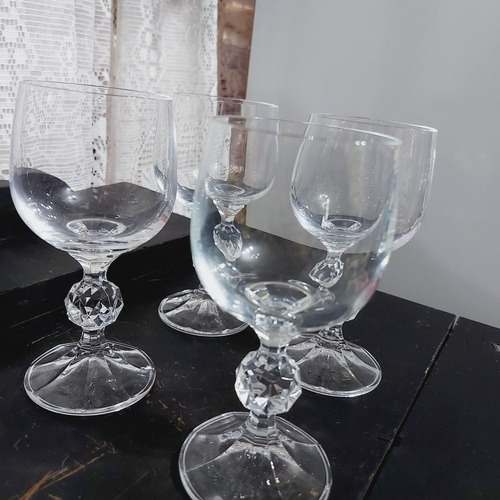 Imagem 7 de 7 de Taça Vinho Cristal Bohemia Jogo Com 4 Unidades 14cm Altura