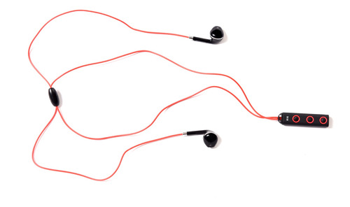 Auriculares Para Celular Wesdar R16 Bluetooth Manos Libres Color Rojo