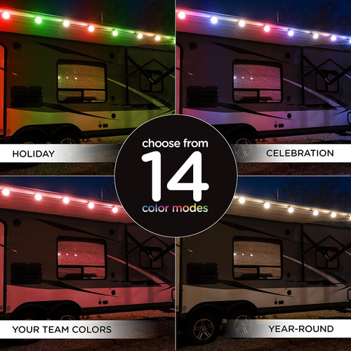 Luces De Cuerda De Café Con Enbrighten Con Usb, 12 Pies, Led