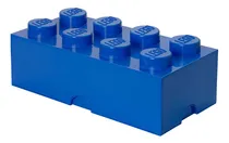 Comprar Lego Storage Caja Para Almacenar Forma Bloque De Lego 2x4 Color Azul