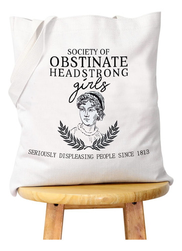 Wcgxko Society Of Obstinate Headstrong Girls Bookish Gift Fe