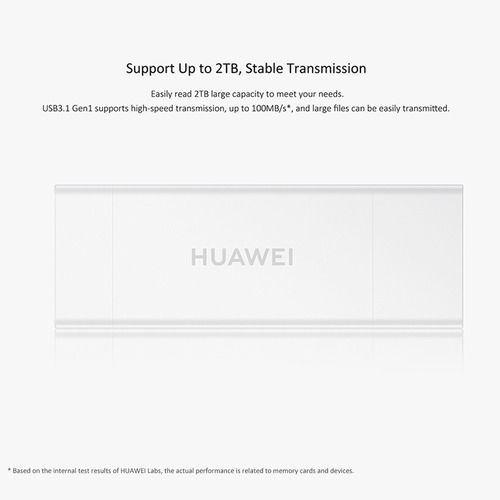 Lector De Tarjeta Huawei 2 En 1 + Tarjeta De Memoria Nm Usb