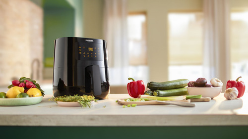 Freidora De Aire Philips Con Tecnologia Rapid Air 4.1l Negro
