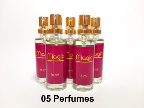 5 Unidades Magic (feminino) 16 Ml, Fixação Intensa + 20h