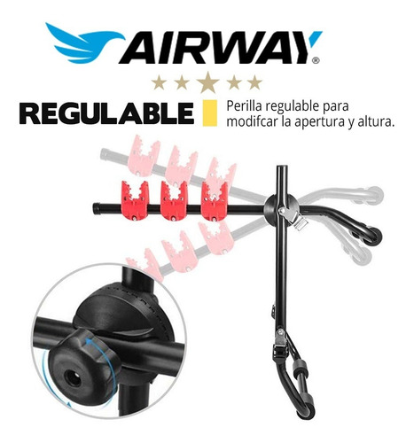 Porta Bicicleta Auto Baul Reforzado Airway Portabicleta