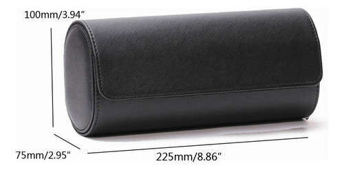 * Estuche De Viaje Con Rollo De Reloj De 3 Ranuras Reloj De