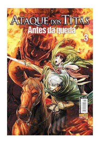 Mangá - Ataque Dos Titãs - Antes Da Queda - Edição 3