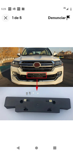 Porta Placas Toyota Roraima 2016 2017 2018 2019 A 25 Días 