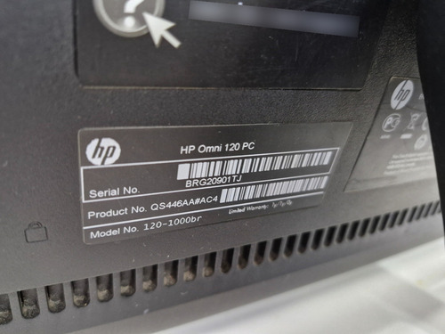 Hp Omini 120 Pc 1000br Intel (Usado)