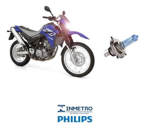 Lâmpada Super Branca Yamaha Xt 660 R 2005 - 2013  Philips H4