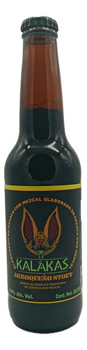 Cerveza Artesanal Stout Con Mezcal Arroqueño Kalakas Oaxaca