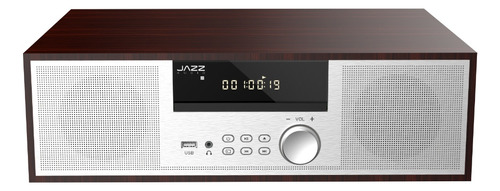 Minicomponente Jazz Audio LP-816B gris y madera con bluetooth - 220V