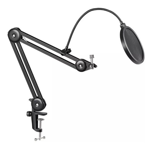 Suporte Para Microfone Hyperx Solocast Robusto Profissional Cor Preto