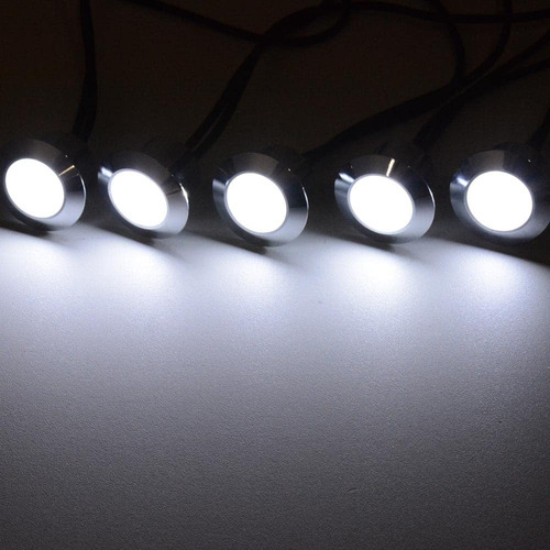 15pcs Iluminacion Led Bombilla Cubierta Luz Jardin Al