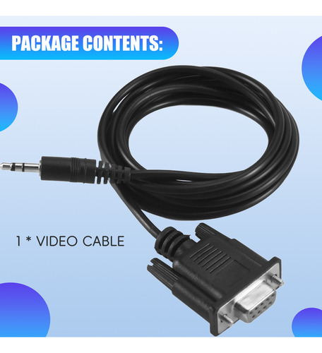 Cable Db9 Vga Hembra De 9 Pines, Db 9 Hembra A Trs De 3,5 Mm