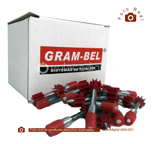 Imagen 4 de 9 de Perno Concreto Grambel Js-2025 8mm Colganteo Suspension