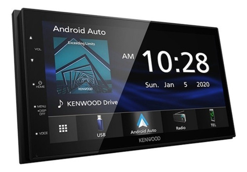 Auto Estereo De Pantalla Kenwood Car Play Android Dmx47s