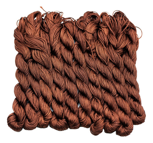 Hilo Seda Bisuteria 10 Madejas X 25m Grosor 1mm C/ Cafe Nuev