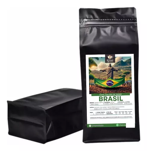 Origen Brasil. Granos de Café de especialidad recién tostados. Sin  torrefacto, Envío 48/72 horas