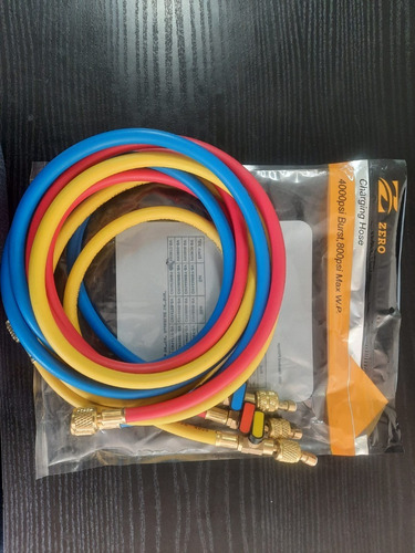 Mangueras Para Manifold R410a-r22-r134a Con Válvula De Corte