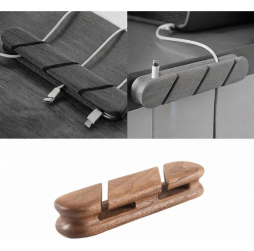 Cable Multifunción De Madera Para Gestión De Cables, Pequeño