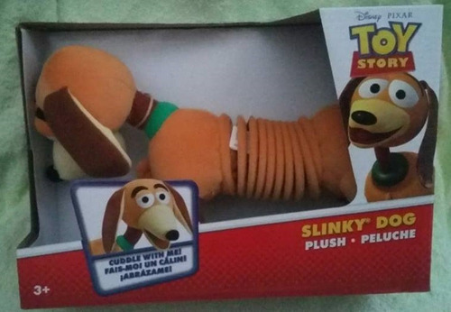 Toy Story Slinky Dog Peluche 34 Cm Caja Blanca Se Estira