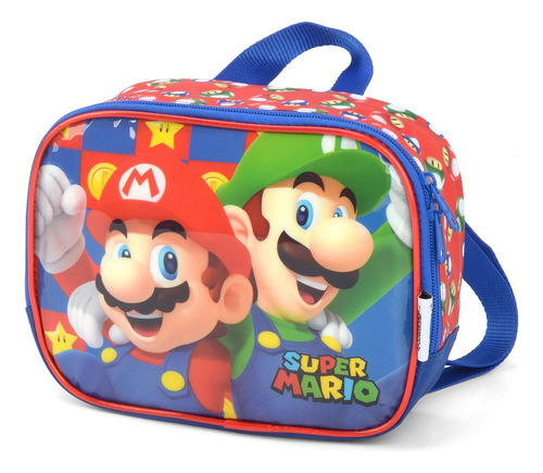 Lancheira Escolar Merendeira Térmica Infantil Super Mario