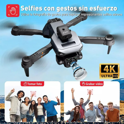 Mini Dron Camara Doble Pantalla Visión Inmediata Profesional