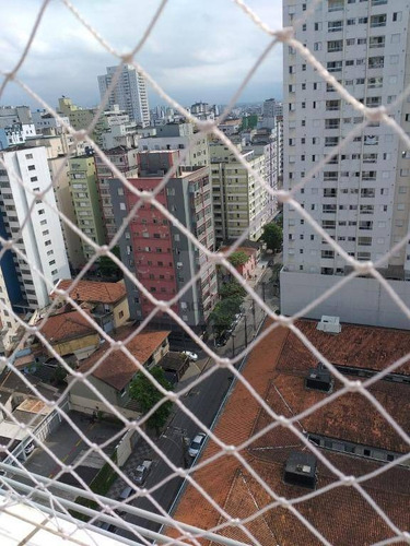 Kitnet Com 1 Dormitório, 1 Wc, 30 M Da Praia. À Venda, 27 M² Por R$ 145.000 - Centro - São Vicente/sp - Kn0283
