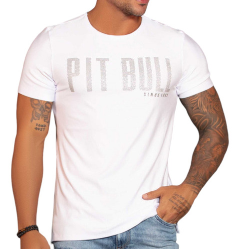 Camiseta Masculina Pit Bull Jeans Original 