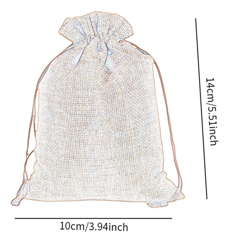 50 Piezas De Bolsas De Regalo Con Cordón, Bolsas De Rosa