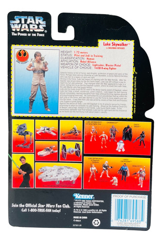 Star Wars Potf Naranja Luke Dagobah