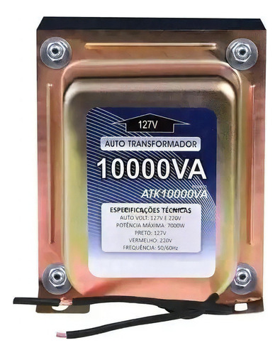 Autotransformador 10000va P/ Ar Cond. Ate 28000 Btus Virtual