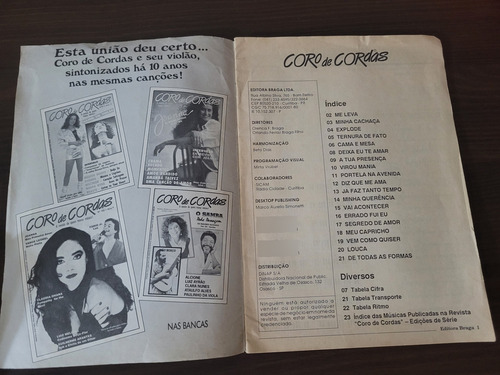 Revista Cifras Coro E Cordas 41 - AgepĂȘ (Usado)