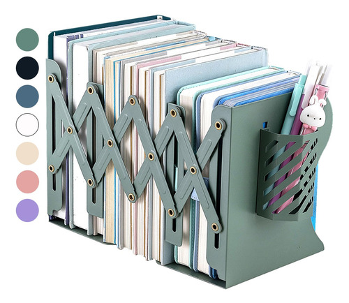 Sujeta Libros De Metal Para Libros Pesados De Color Verde