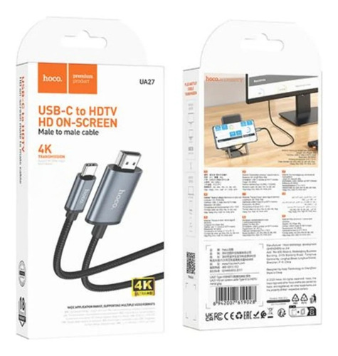 Cable Adaptador Tipo C A Hdmi 4k Para iPad,android,macbook