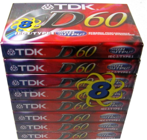 Tdk Dynamic 60  8 Unidades 