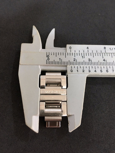 Relógio Bvlgari Rettangolo Ref Rtc 49s Fecho Deployant