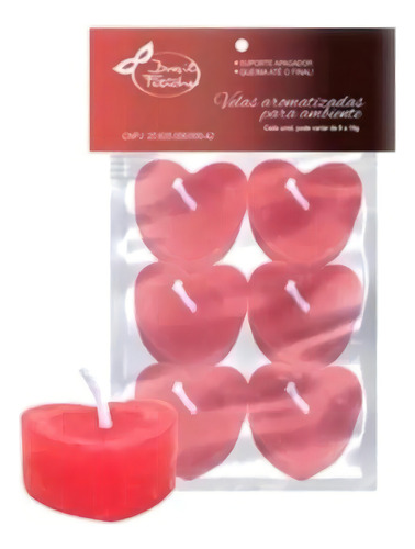 Velas Com Formato De Coração Para Uma Noite Romântica