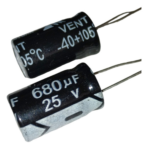 680uf 25v Filtro Electrolítico Condensador (10 Unidades)