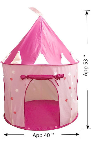 Carpa De Castillo Suesport De Princesa Para Niñas Color Ros