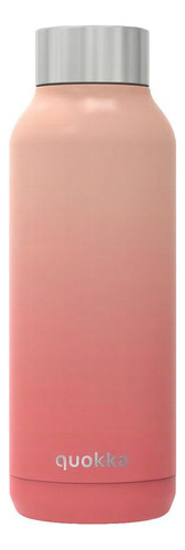 Botella Térmica En Acero Inoxidable Quokka Solid 510ml Color Peach